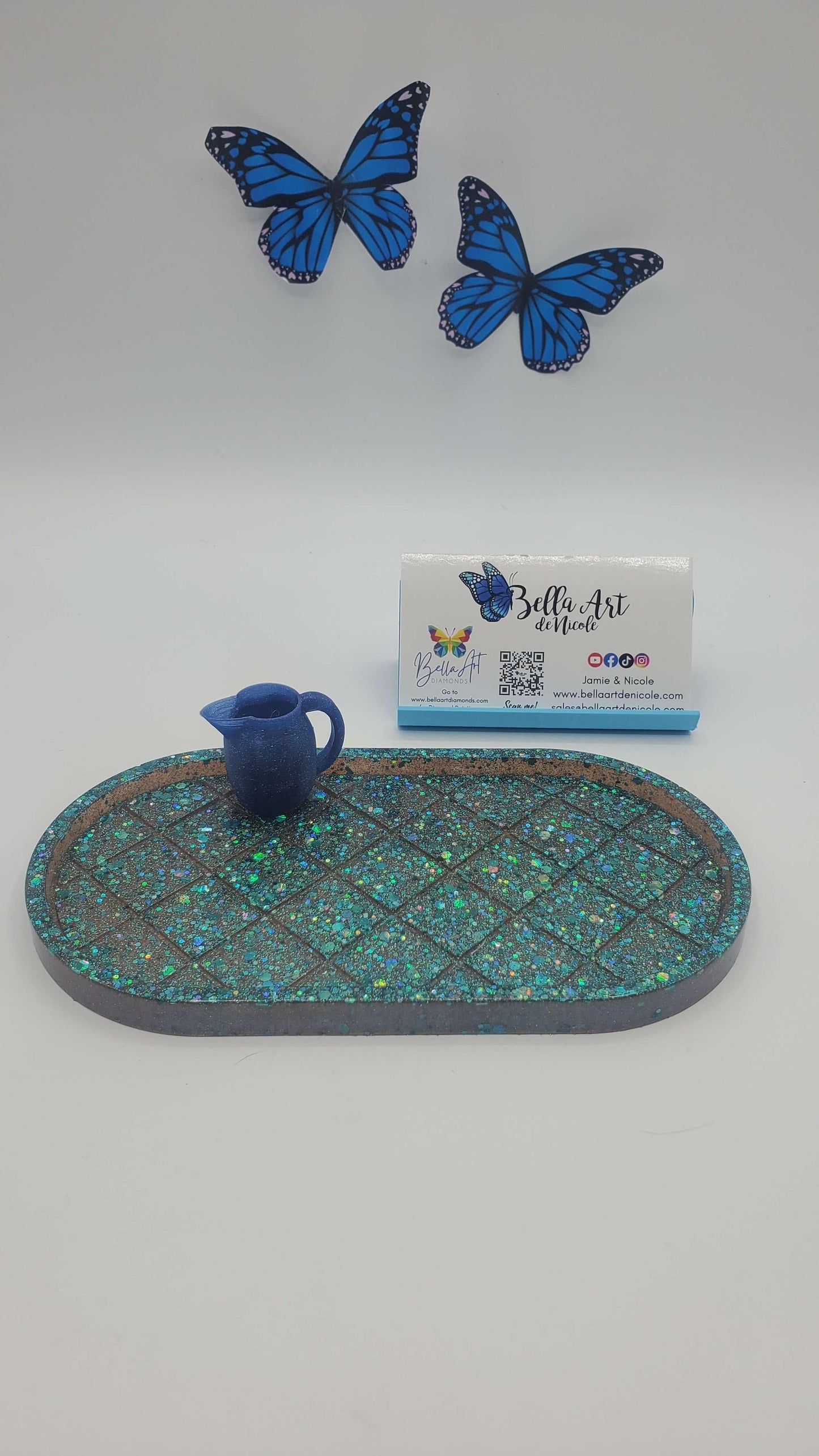 Resin Trays with Magnet & Trashdrill Coverminder (Include color of desired Pitcher in Notes)