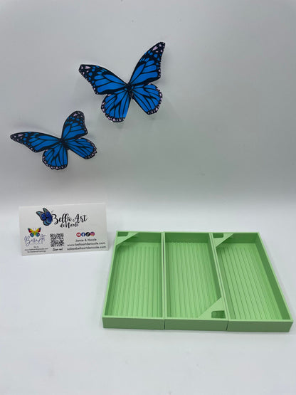 3 Mini Tray Inserts for Wonder Tray for Diamond Painting with removable Lid