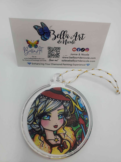 Handcrafted Licensed Artist Coasters and Resin Ornaments Holiday