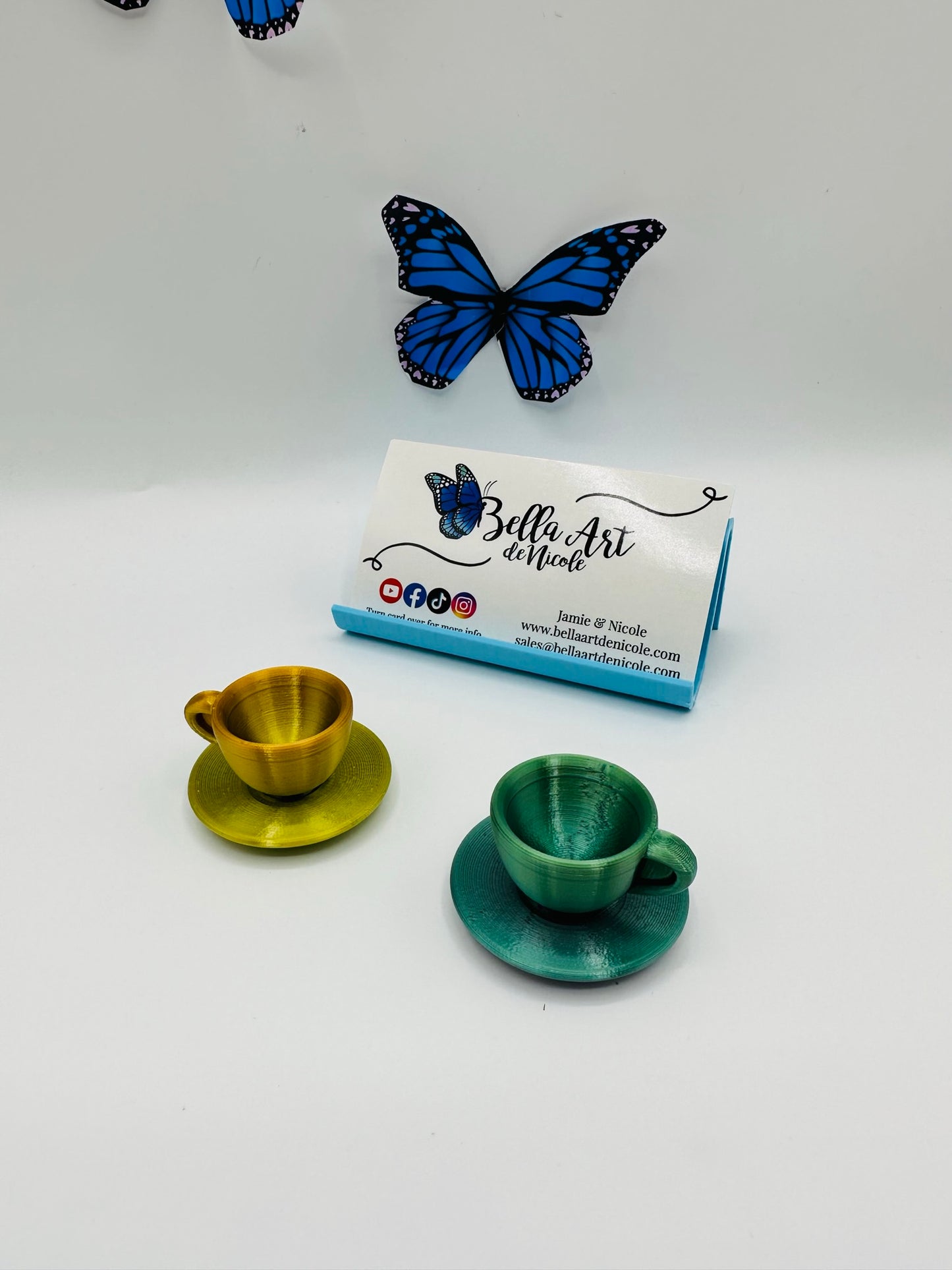 Coffee Cup and Teacup Coverminders/Trash Drill Containers