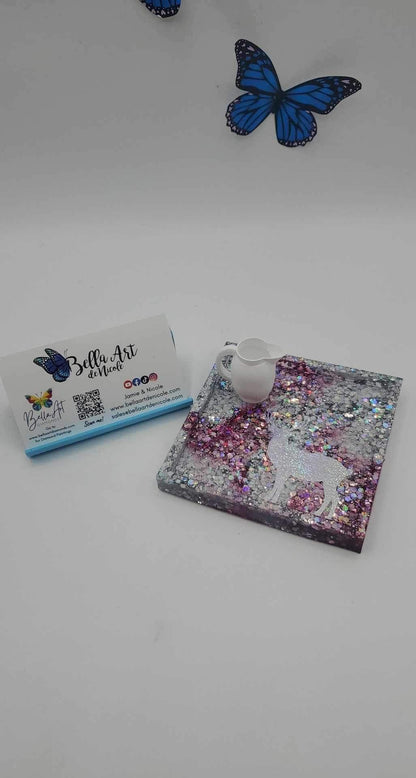 NEW Holiday Resin Trays with Magnet & Trashdrill Coverminder