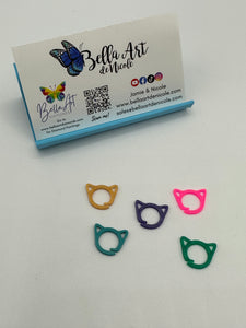 3D Printed Cat Stitch Markers