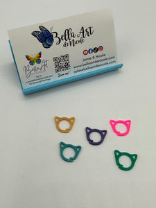 NEW 3D Printed Cat Stitch Markers