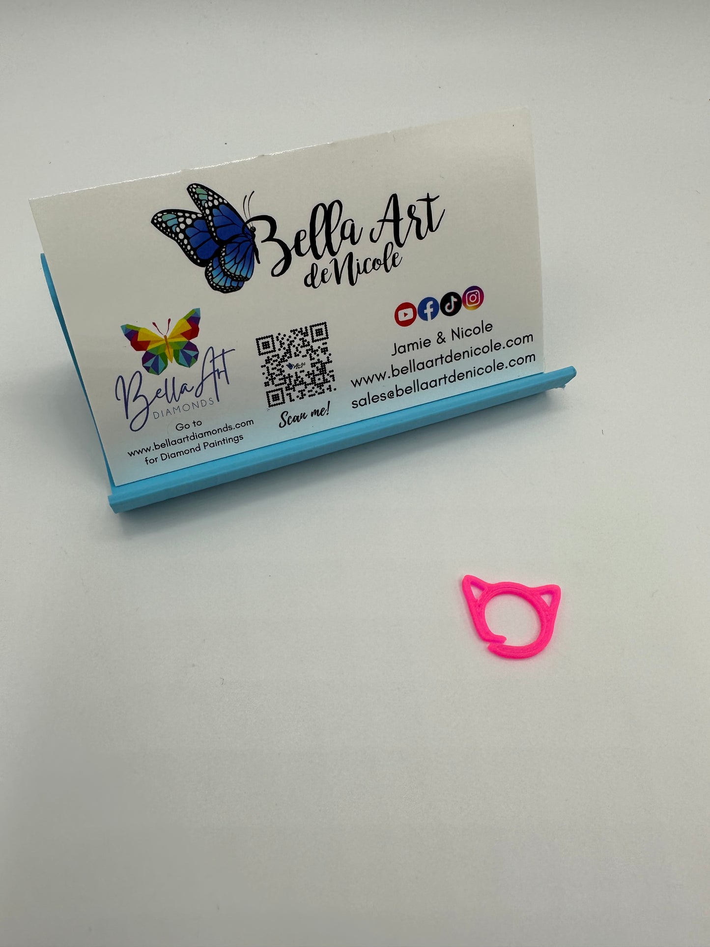 3D Printed Cat Stitch Markers