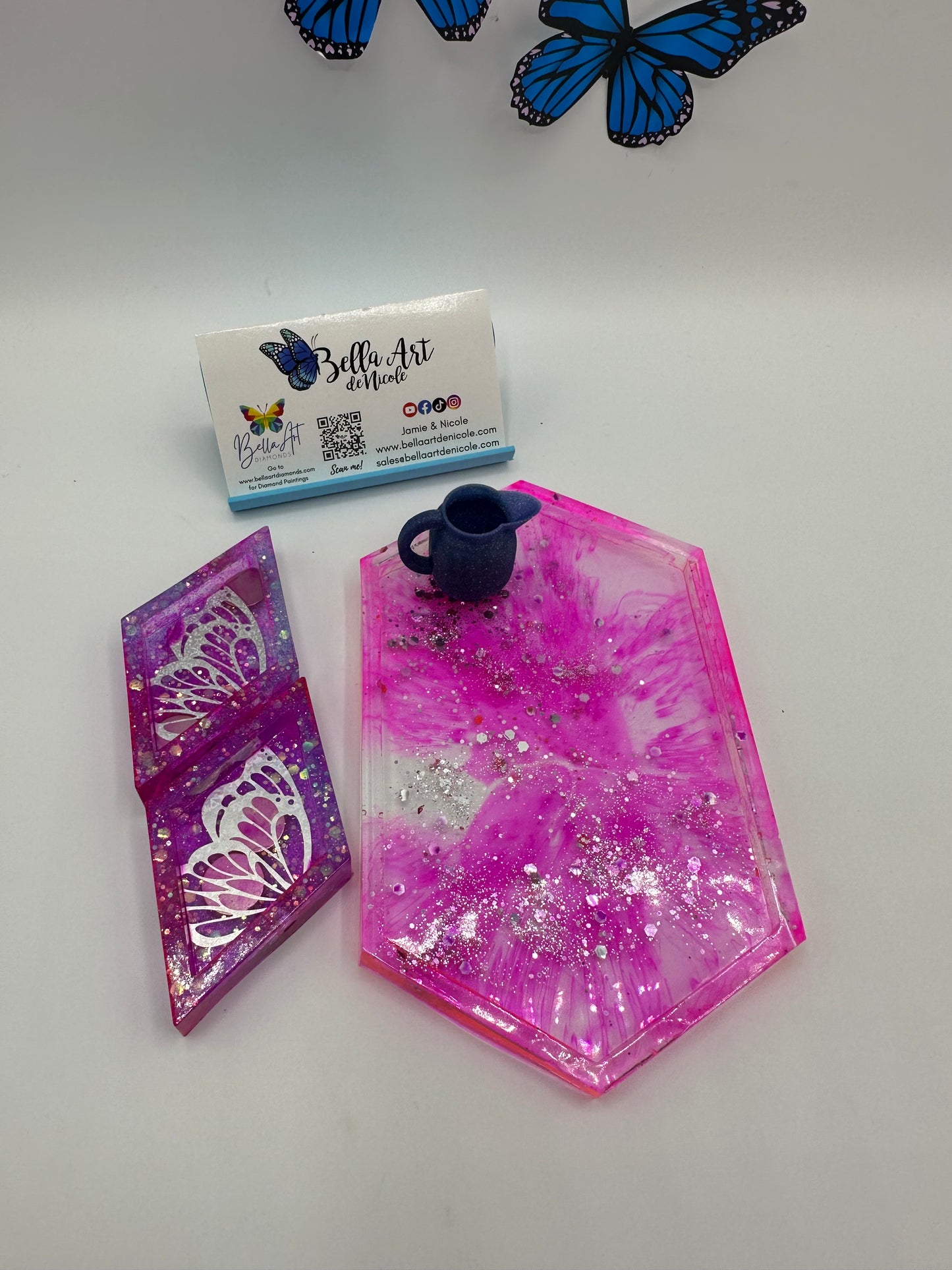 Resin Trays with Magnet & Trashdrill Coverminder (Include color of desired Pitcher in Notes)