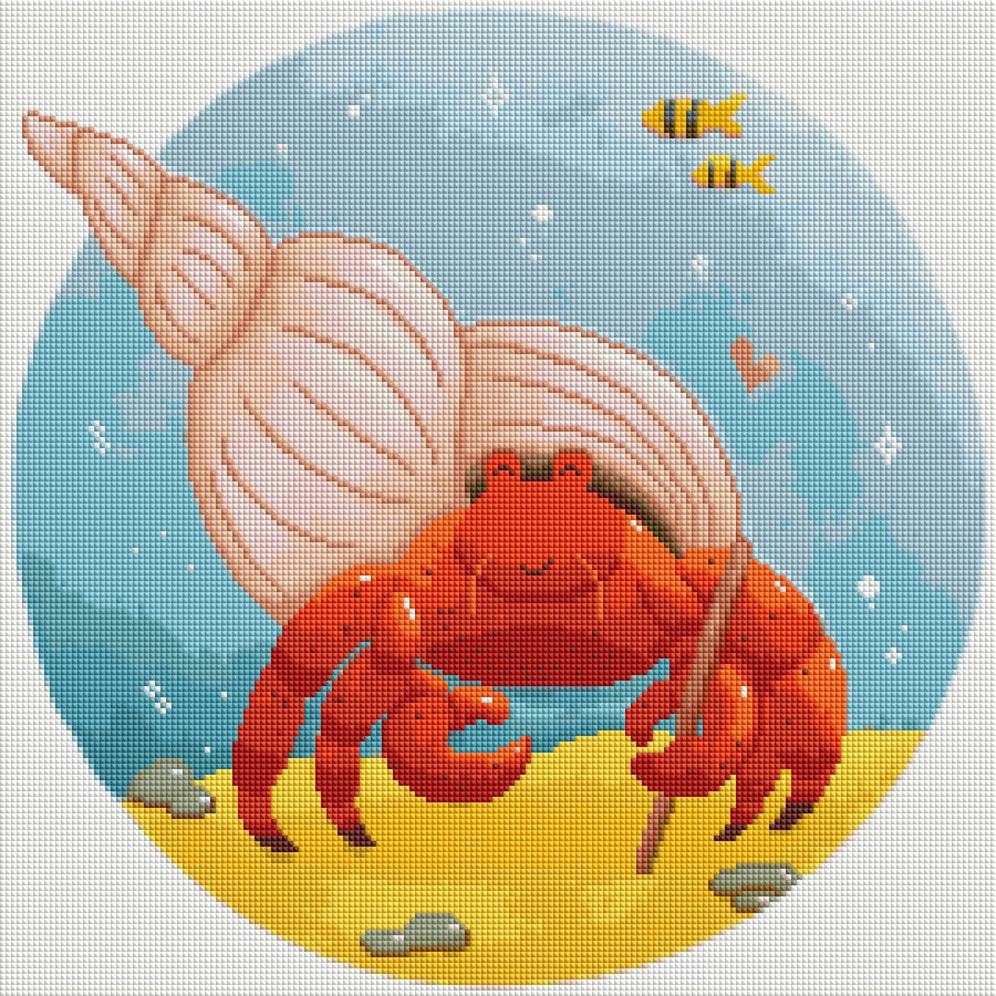 Happy Hermit Crab