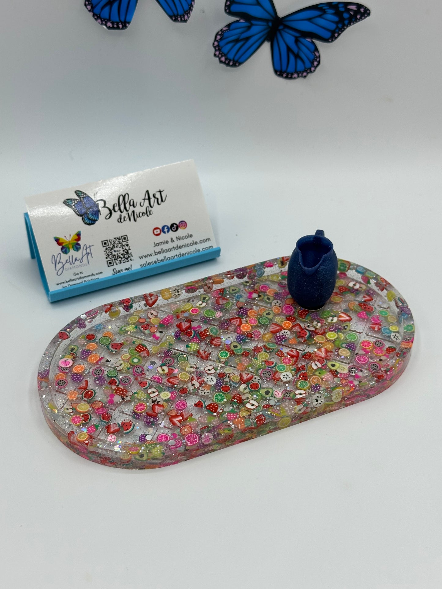 Resin Trays with Magnet & Trashdrill Coverminder (Include color of desired Pitcher in Notes)