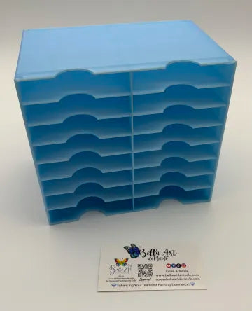 16 Slot Tower for Bella Art de Nicole Large Diamond Painting Trays