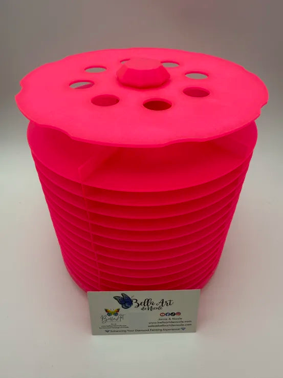 Spinning Tray Tower: Universal Fit for Many Diamond Painting Tray Sizes/Brands