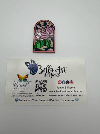 Cute Flower Stain Glass Coverminders