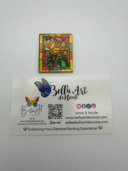 Cute Flower Stain Glass Coverminders