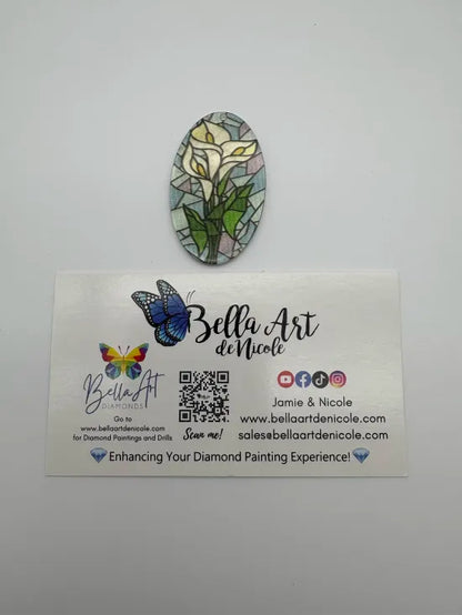 Cute Flower Stain Glass Coverminders