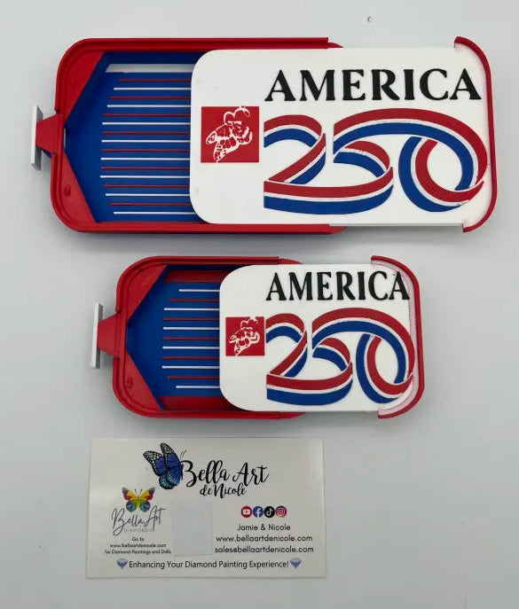 America 250 Diamond Painting Drill Trays & Accessories