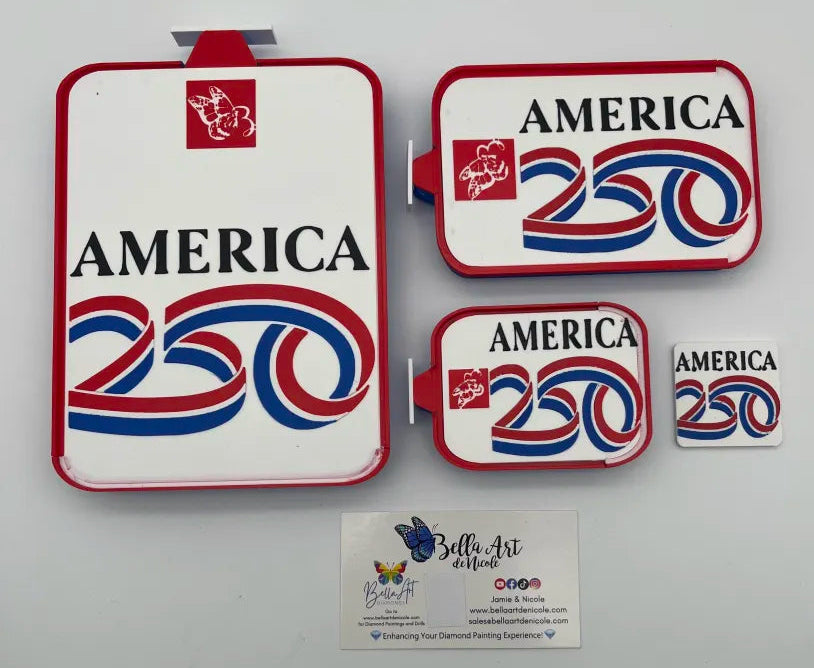 America 250 Diamond Painting Drill Trays & Accessories