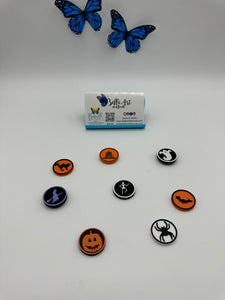 Spooktacular Coverminders/Needleminders, RIP Holder, and Trash Drill Containers.