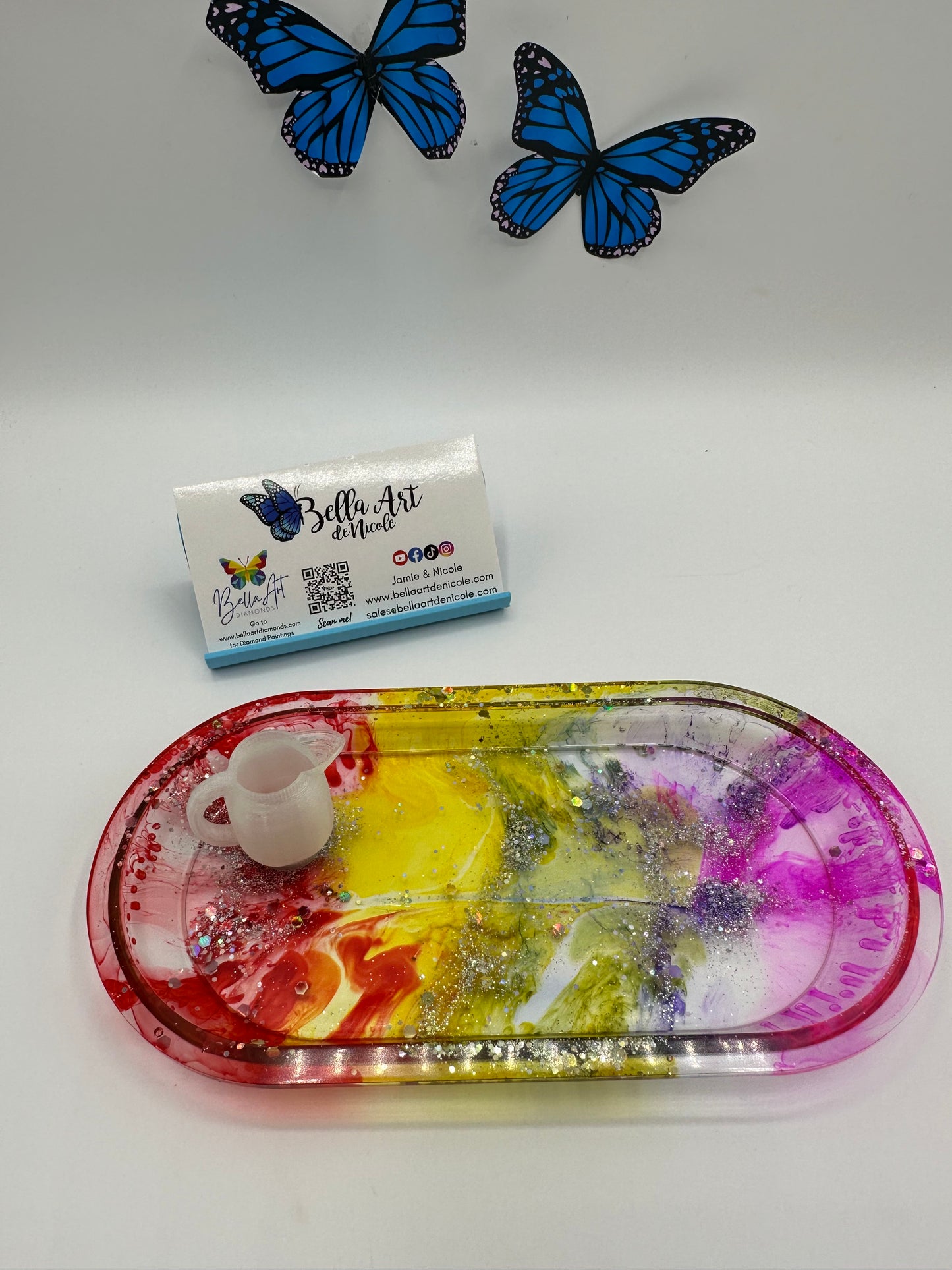 Resin Trays with Magnet & Trashdrill Coverminder (Include color of desired Pitcher in Notes)