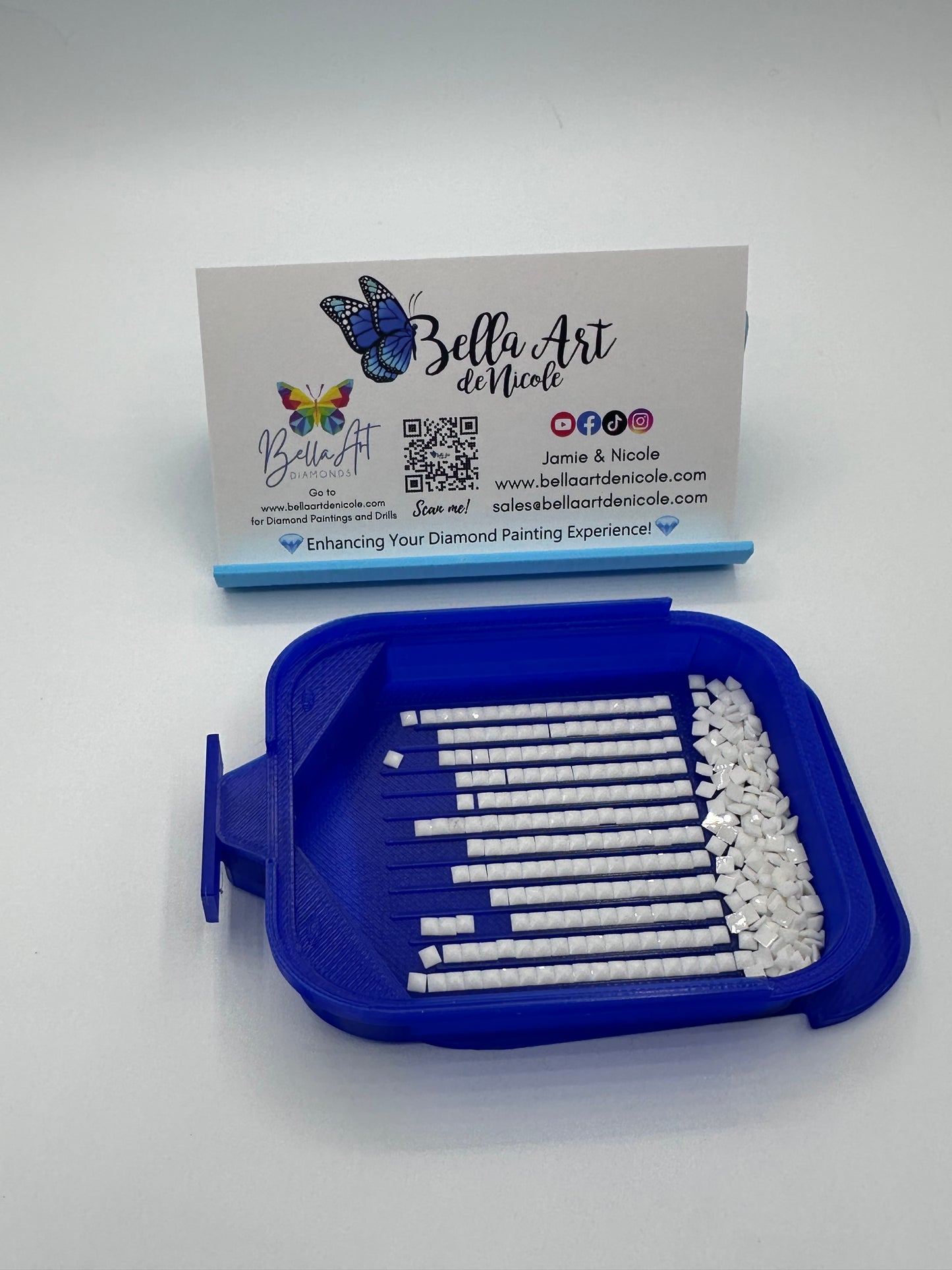 2.2 & 3.2 Translucent Color Diamond Painting Stackable Drill Trays