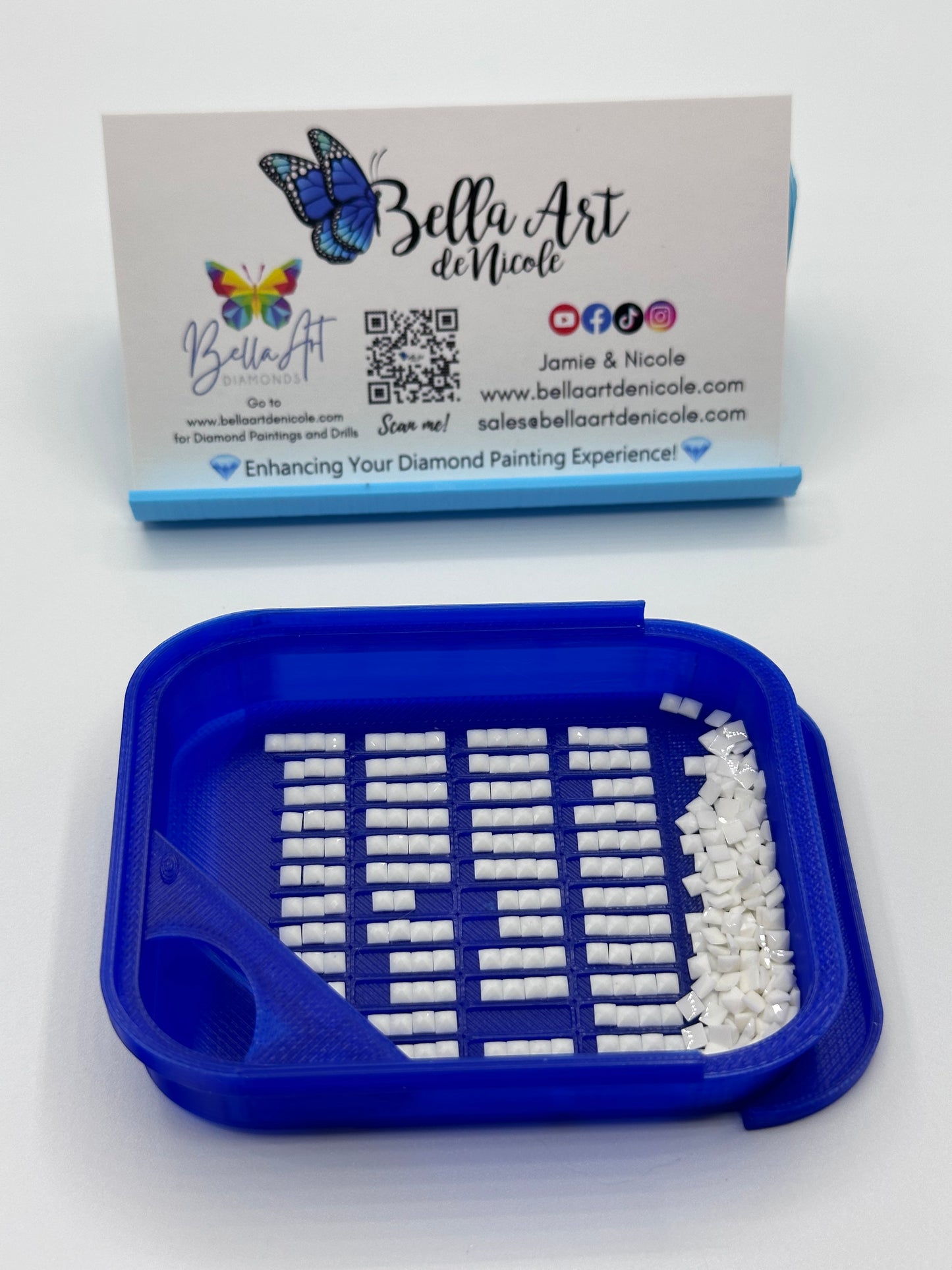 2.2 & 3.2 Translucent Color Diamond Painting Stackable Drill Trays