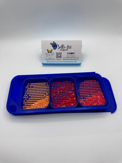 2.2 & 3.2 Translucent Color Diamond Painting Stackable Drill Trays