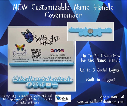 NEW Customizable Name Handle Coverminder