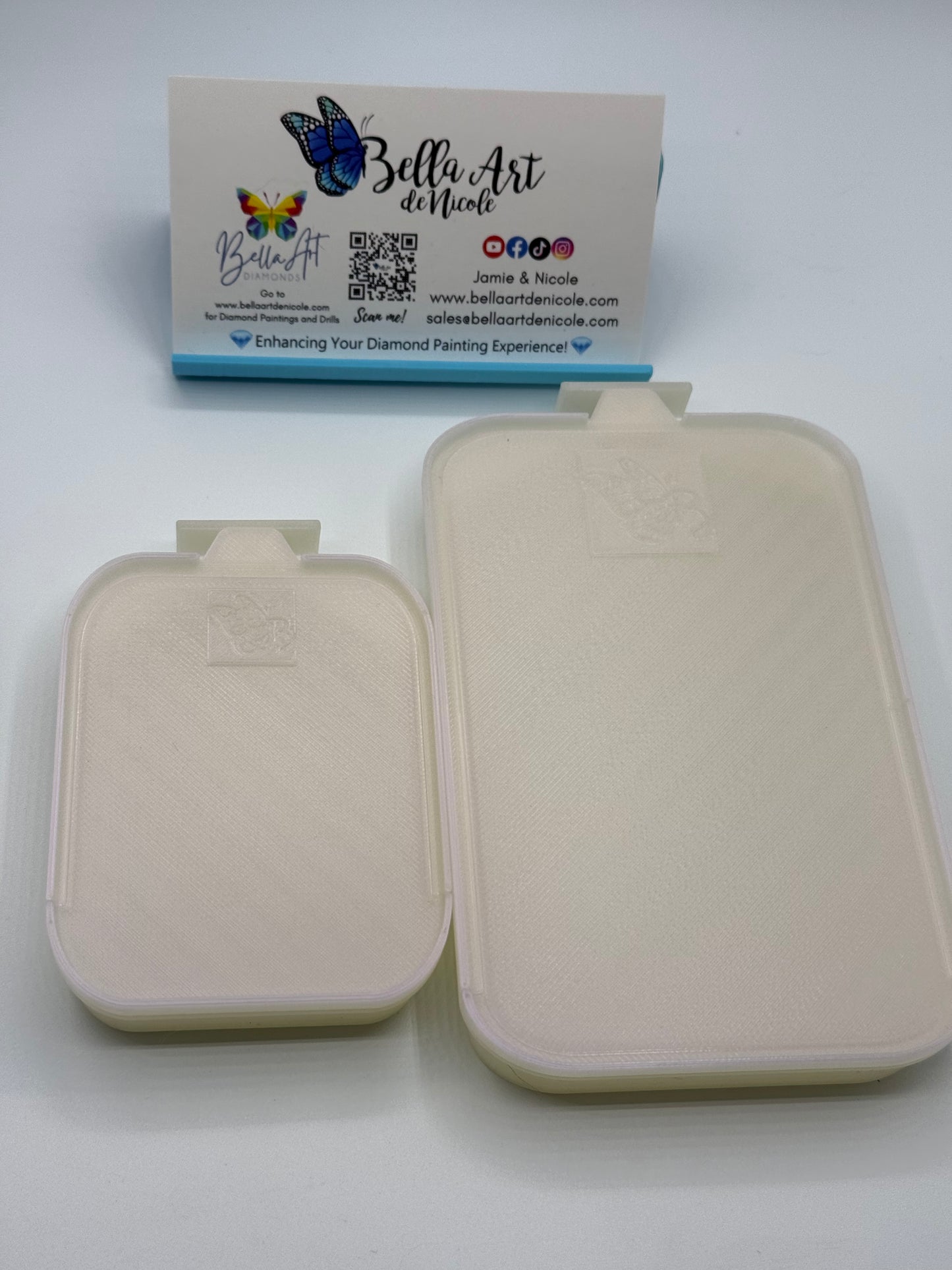 NEW 2.2 & 3.2 Translucent Color Diamond Painting Stackable Drill Trays