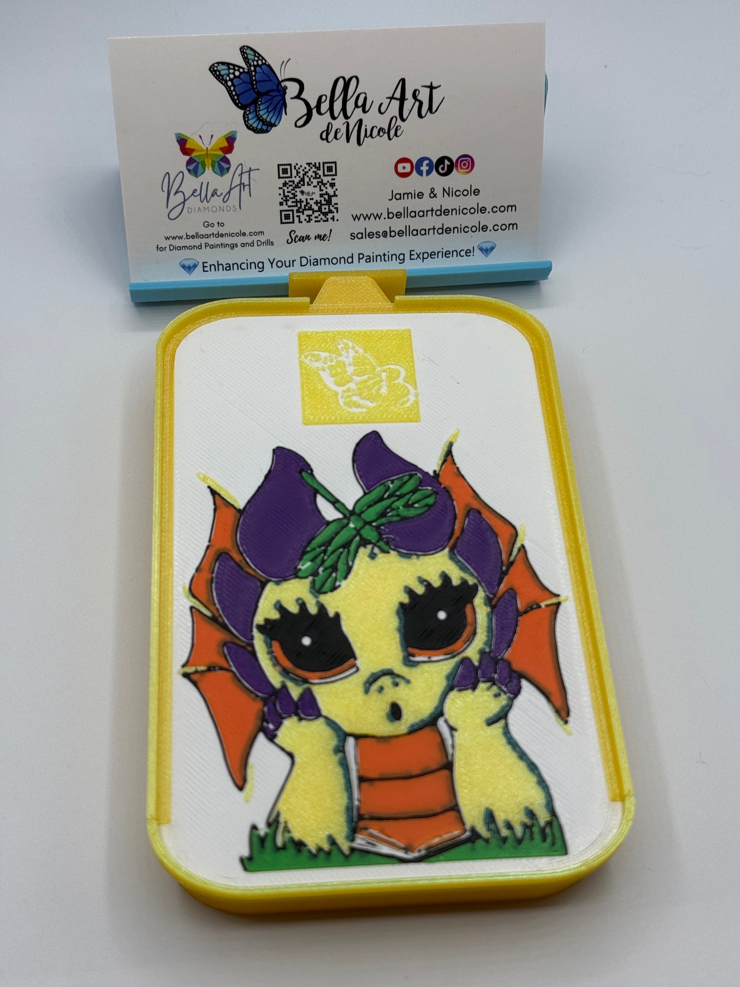 NEW 2.2/3.2 Licensed Artist Emma Casey's Dragon Artwork Diamond Painting Trays
