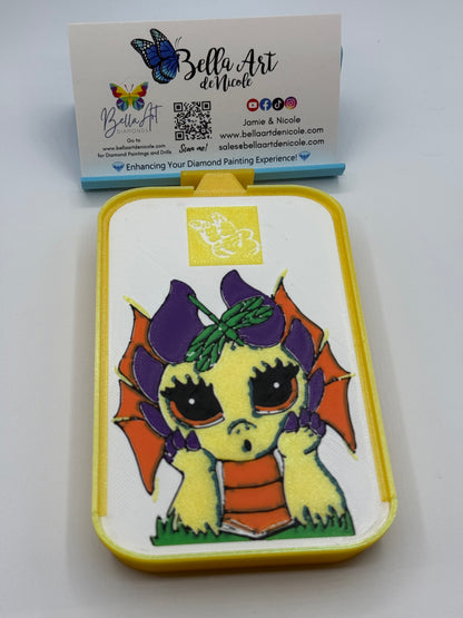 NEW 2.2/3.2 Licensed Artist Emma Casey's Dragon Artwork Diamond Painting Trays