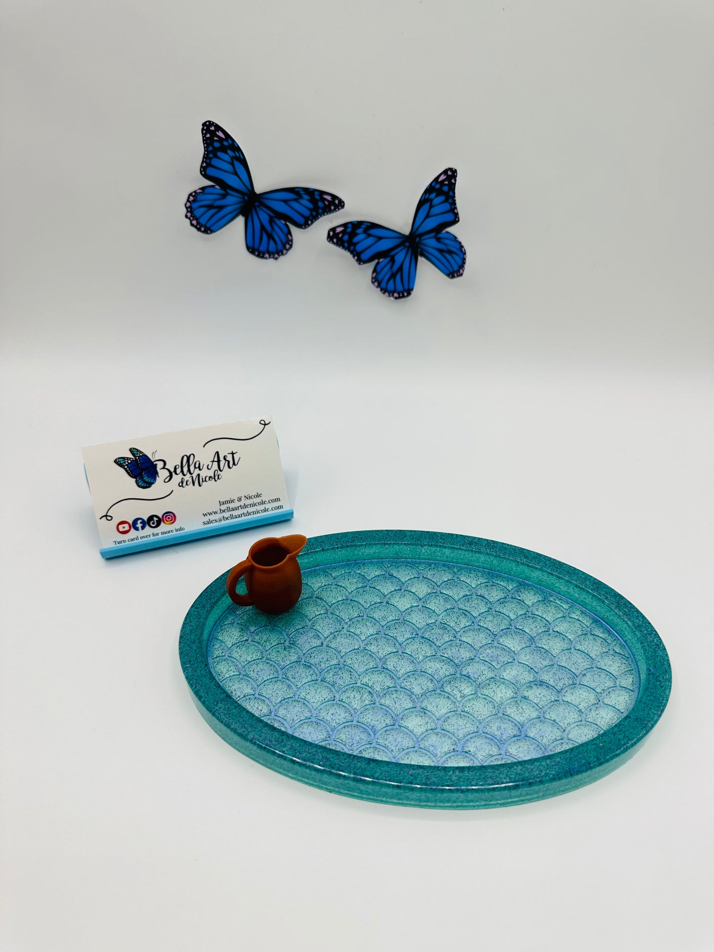 Resin Trays with Magnet & Trashdrill Coverminder (Include color of desired Pitcher in Notes)