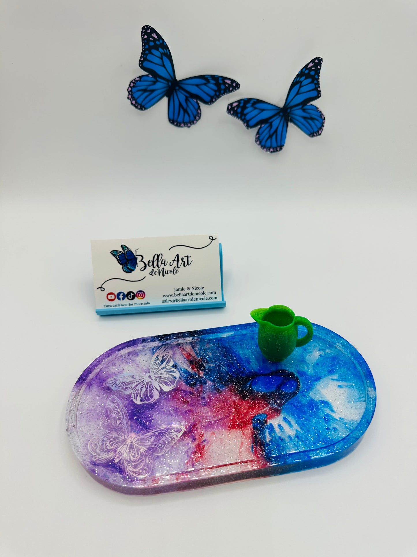 Resin Trays with Magnet & Trashdrill Coverminder (Include color of desired Pitcher in Notes)