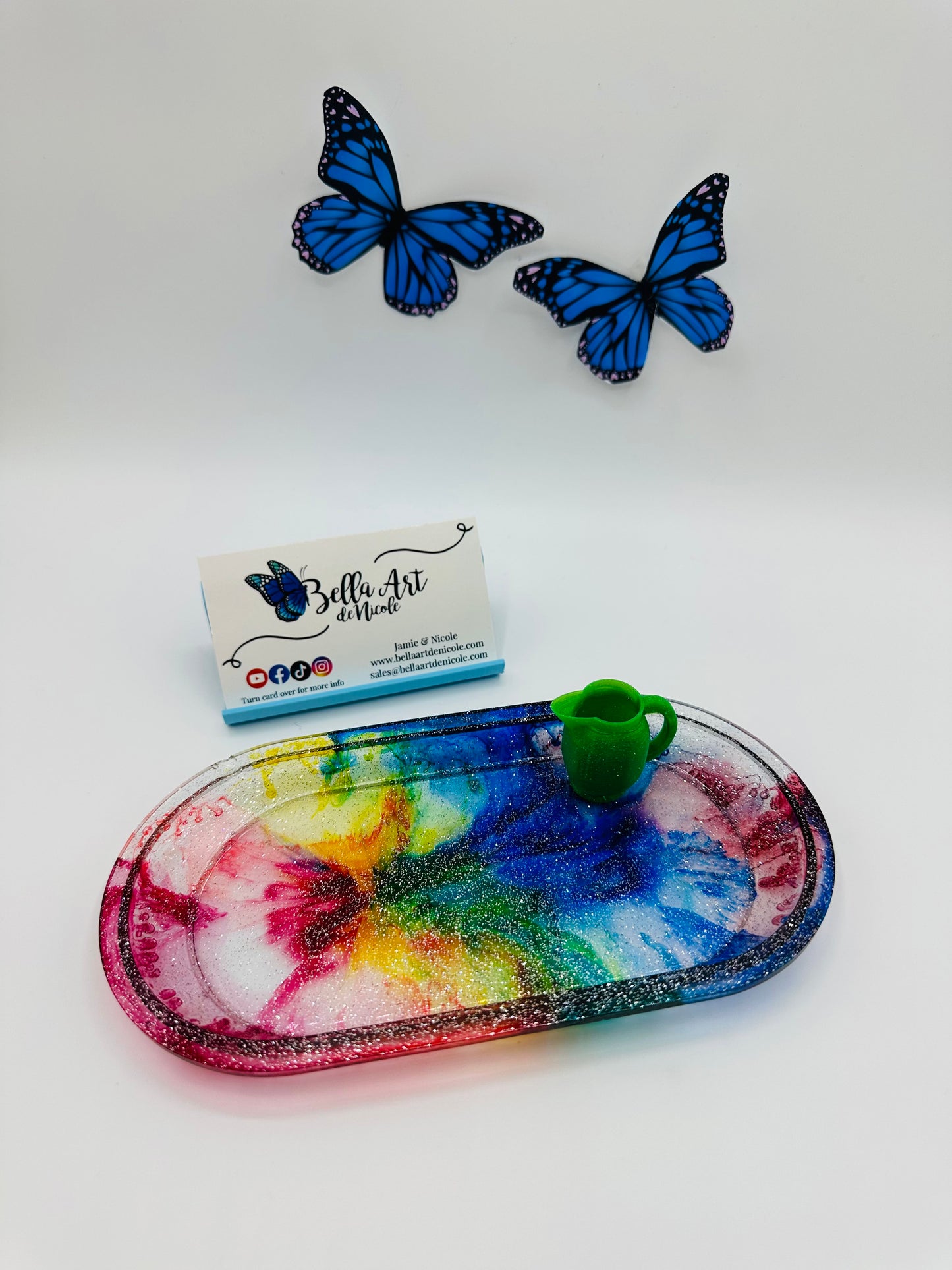 Resin Trays with Magnet & Trashdrill Coverminder (Include color of desired Pitcher in Notes)