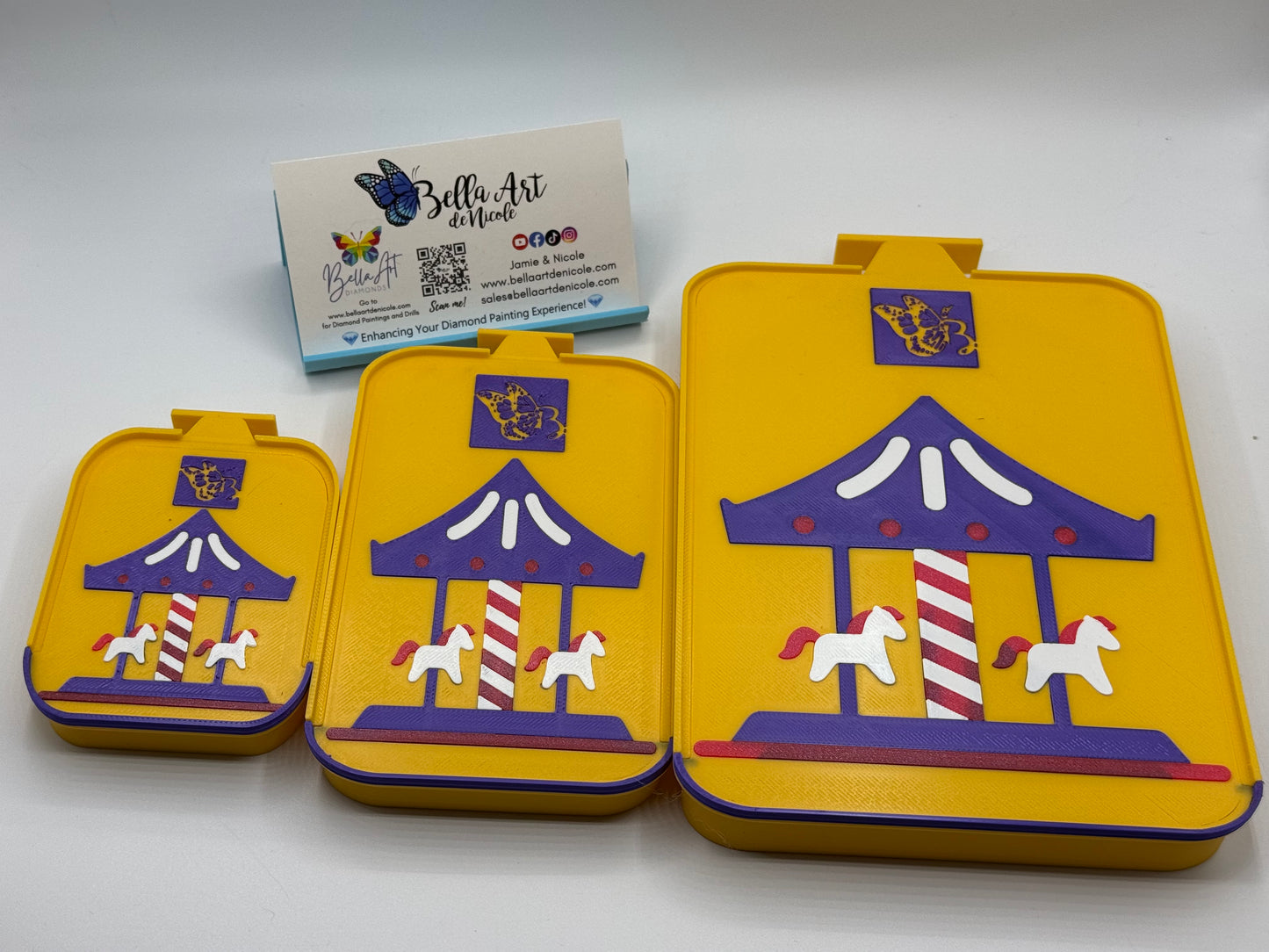NEW 2.2/3.2 Carousel Diamond Painting Stackable Drill Trays
