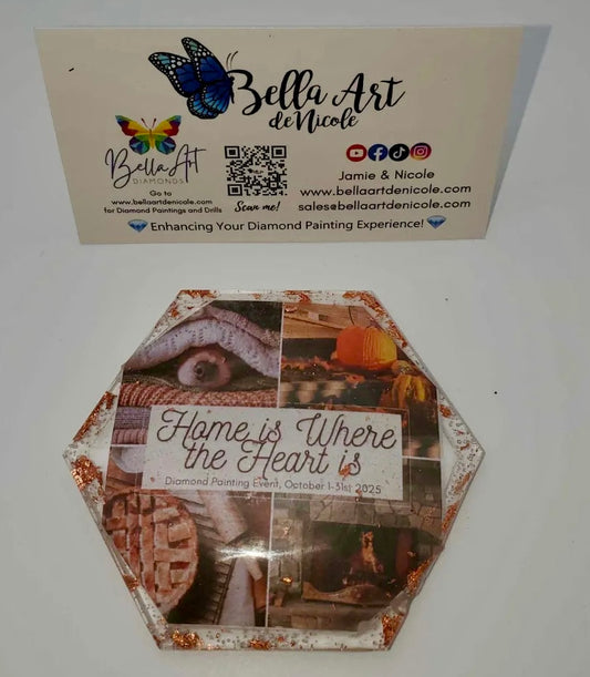 Sponsored Event Resin Trays with Magnet & Coverminder