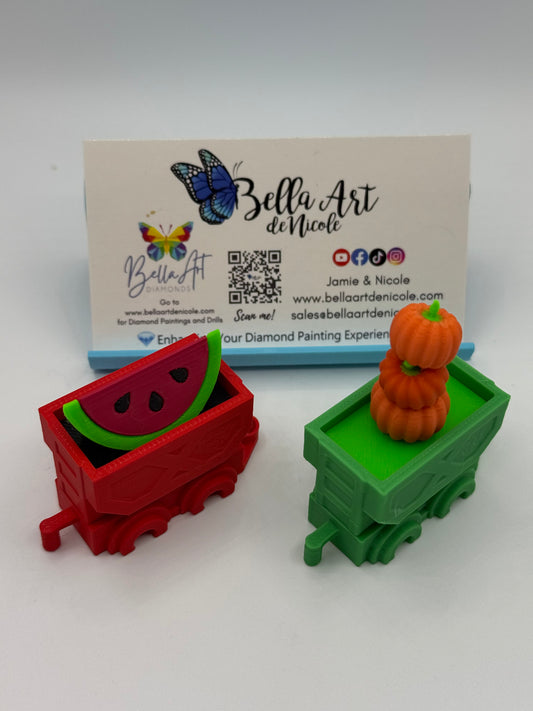Bella Express Train Cargo Magnetic Coverminders/Refrigerator Magnets