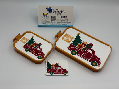 Holiday Themed Diamond Painting Drill Trays and Coverminder