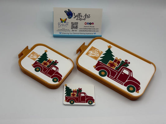 Holiday Themed Diamond Painting Drill Trays and Coverminder