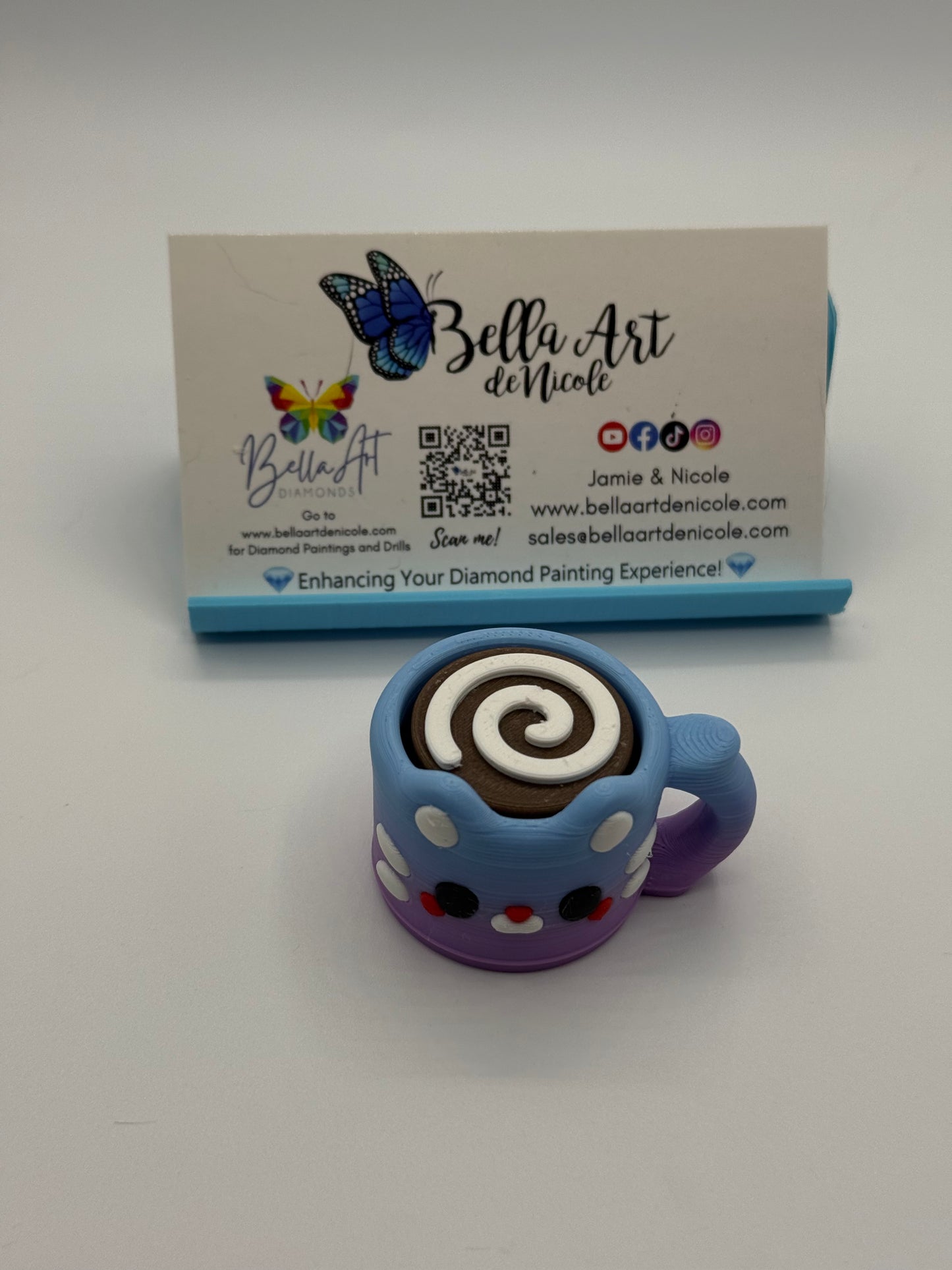 Cute Cat Mug Fidget Clickers w/Magnet