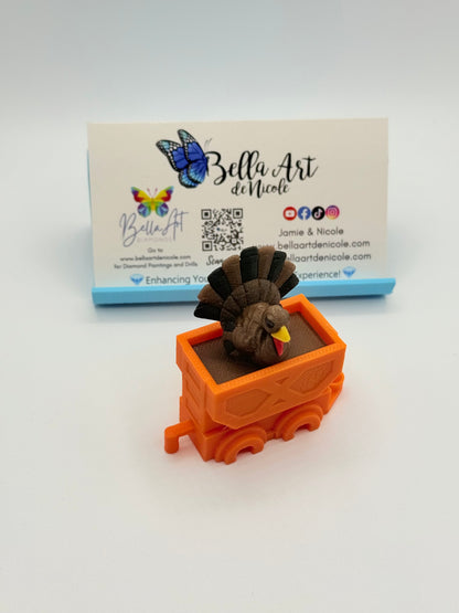 Bella Express Train Cargo Magnetic Coverminders/Refrigerator Magnets