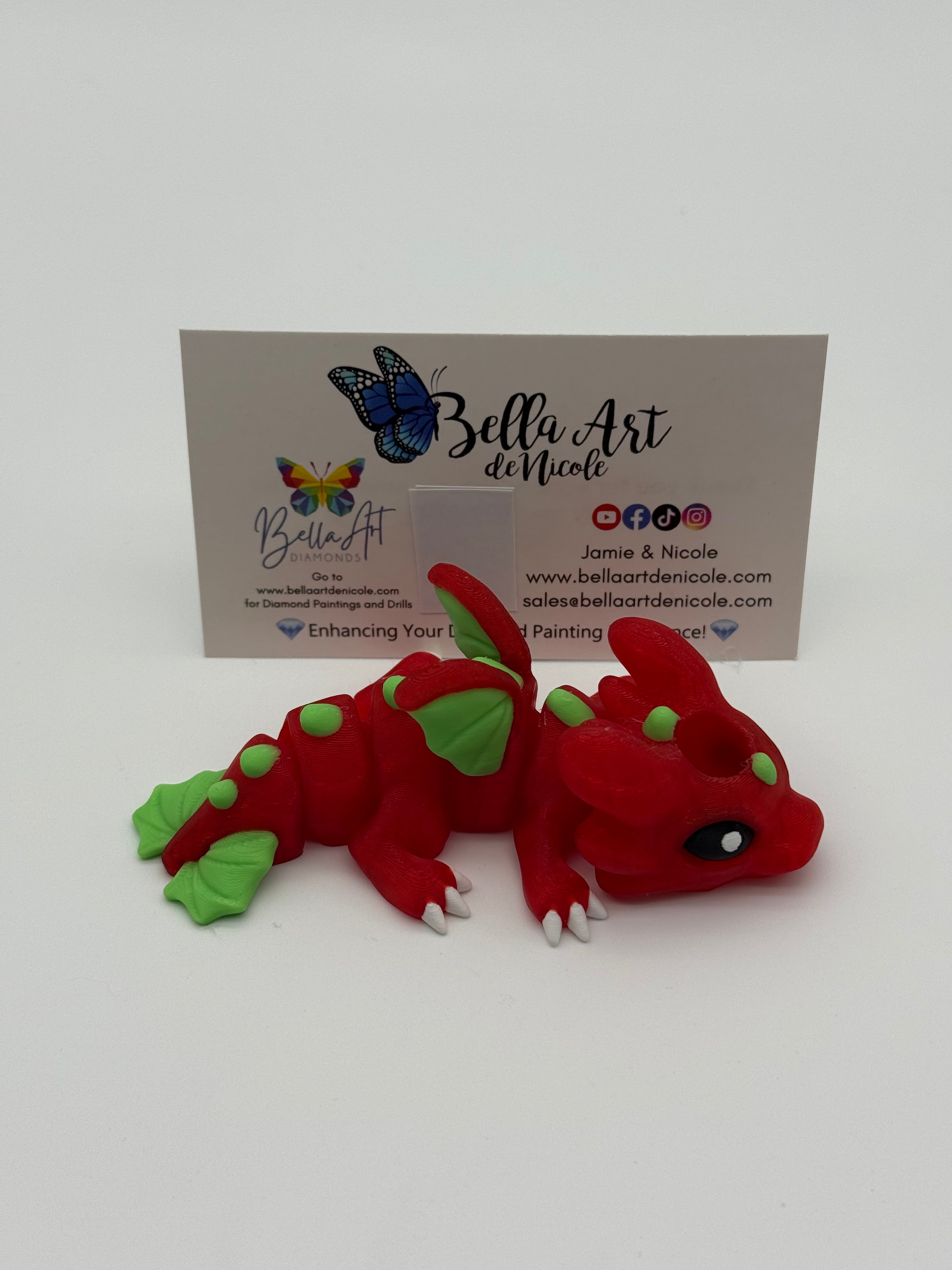 Articulated Straw Buddies - Dragons – Bella Art de Nicole