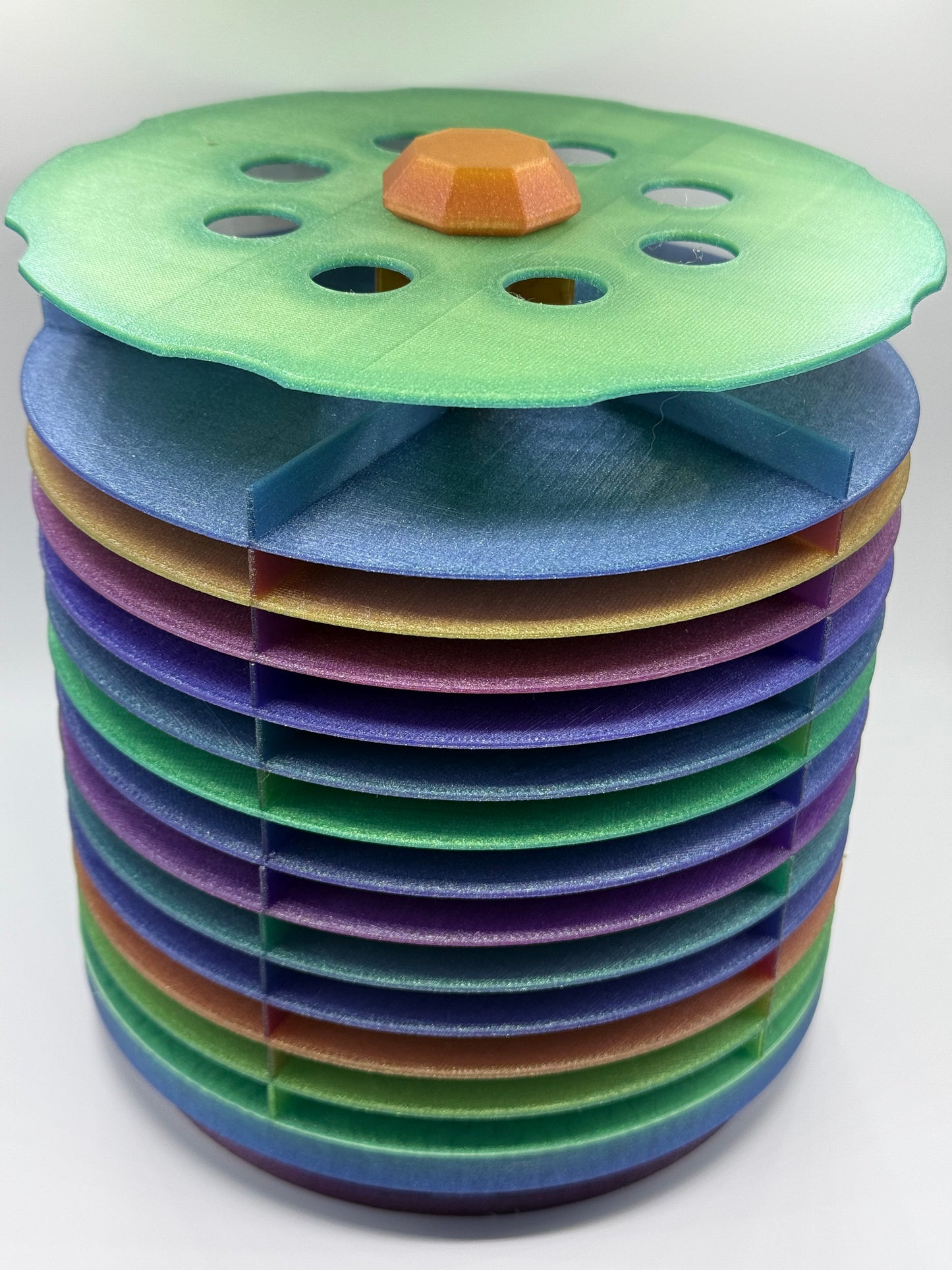 Spinning Tray Tower: Universal Fit for Many Diamond Painting Tray Sizes/Brands