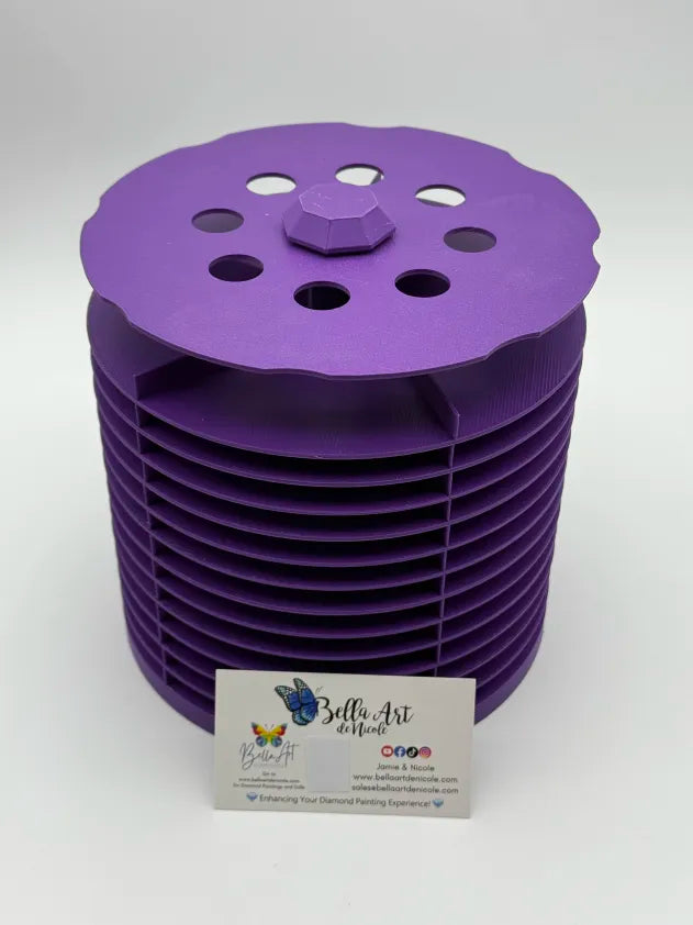 Spinning Tray Tower: Universal Fit for Many Diamond Painting Tray Sizes/Brands