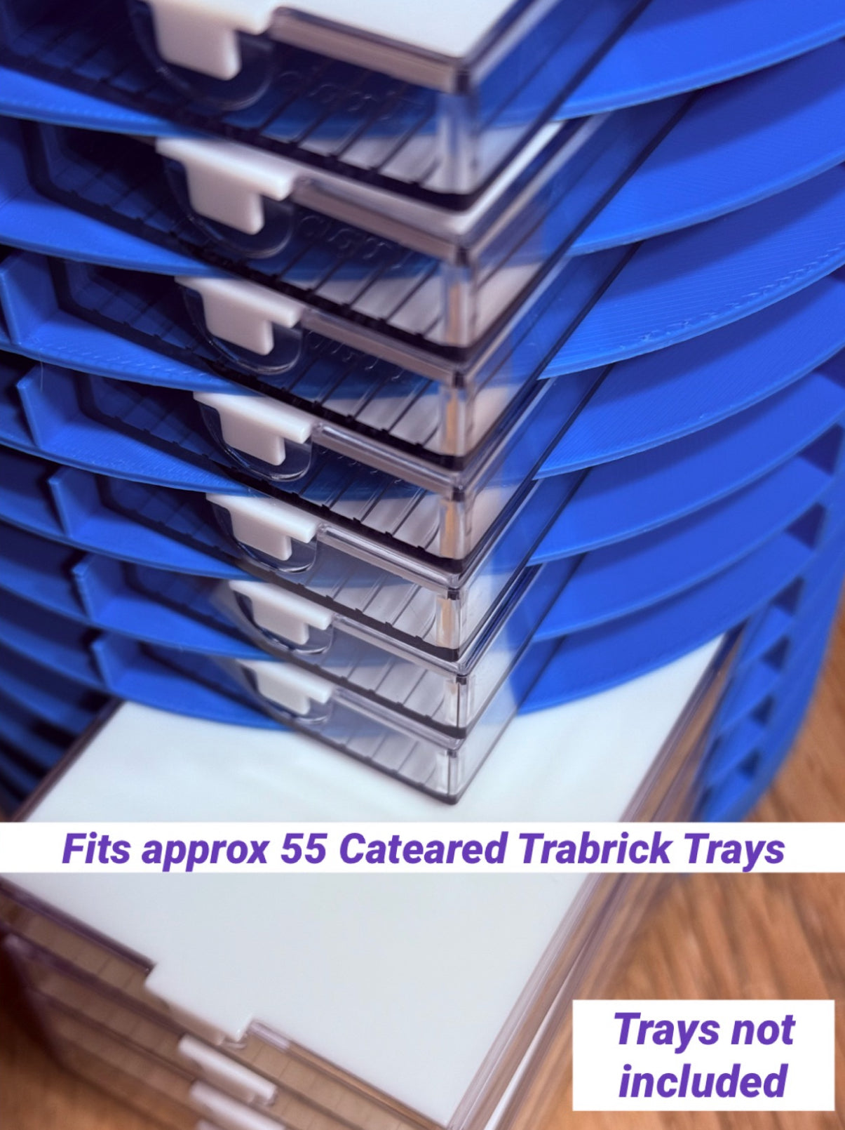 Spinning Tray Tower: Universal Fit for Many Diamond Painting Tray Sizes/Brands