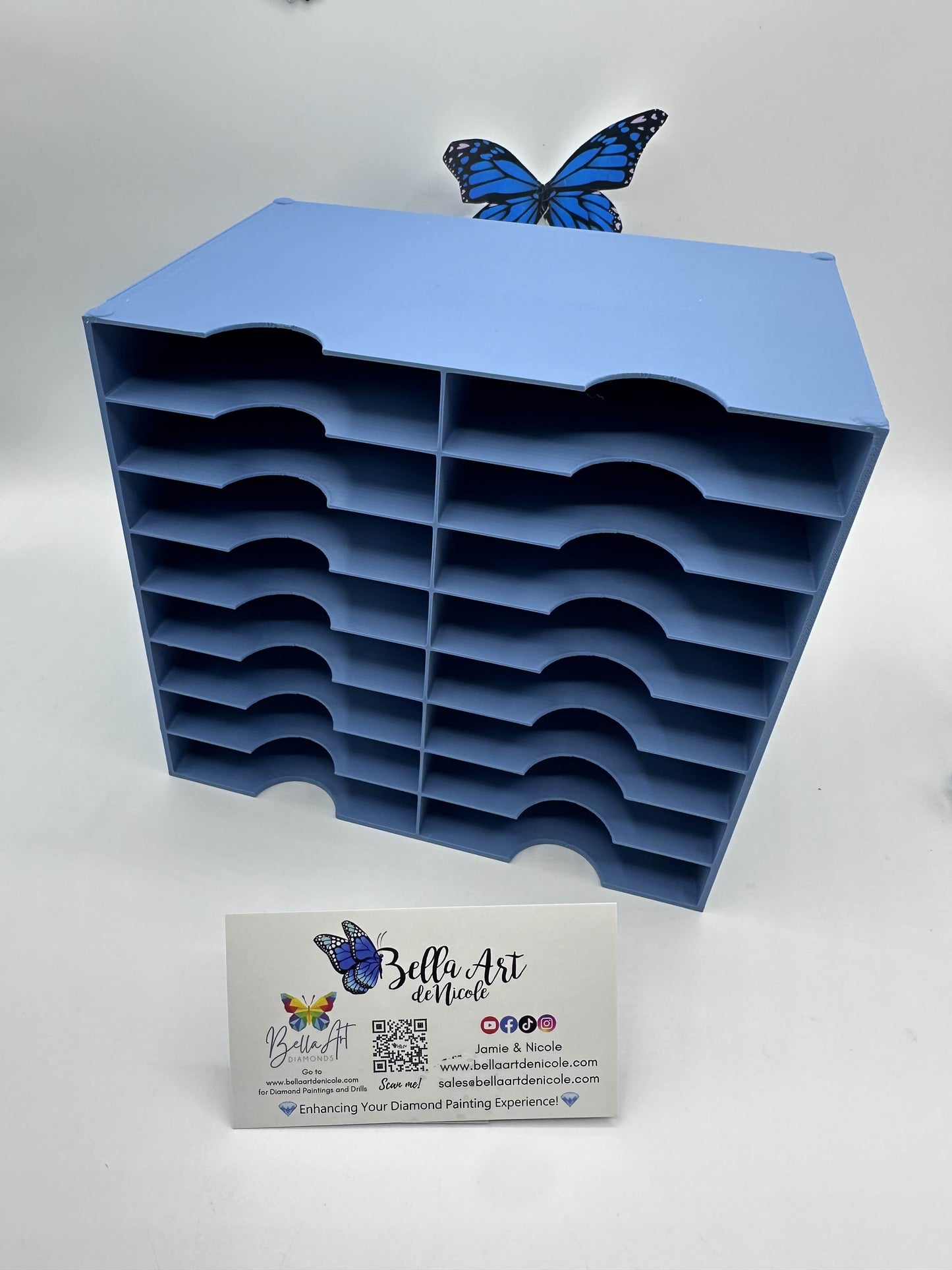 16 Slot Tower for Bella Art de Nicole Large Diamond Painting Trays