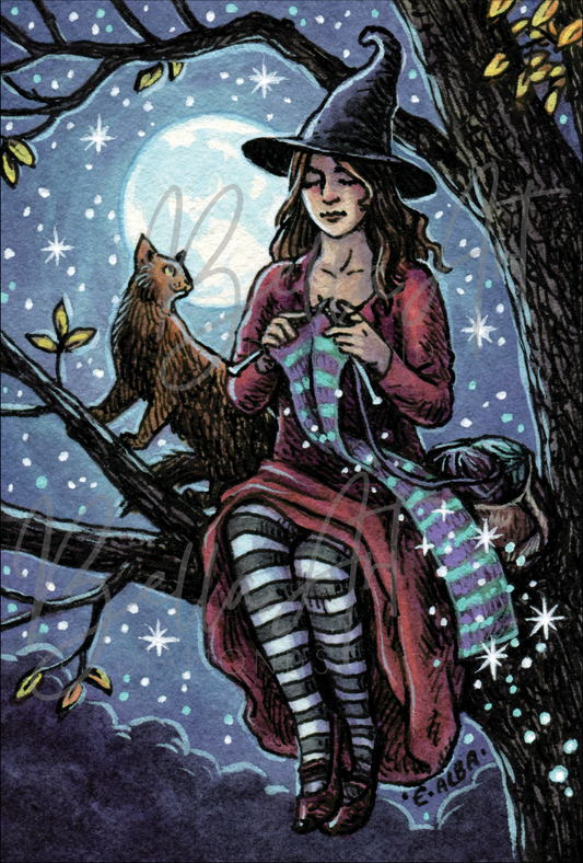 Knitting Witch