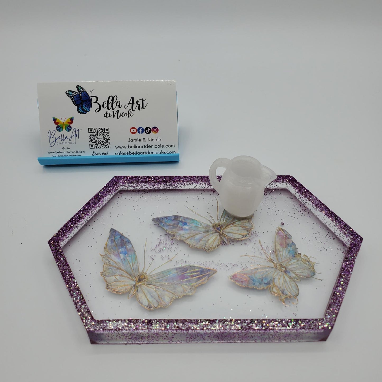 Resin Trays with Magnet & Trashdrill Coverminder (Include color of desired Pitcher in Notes)