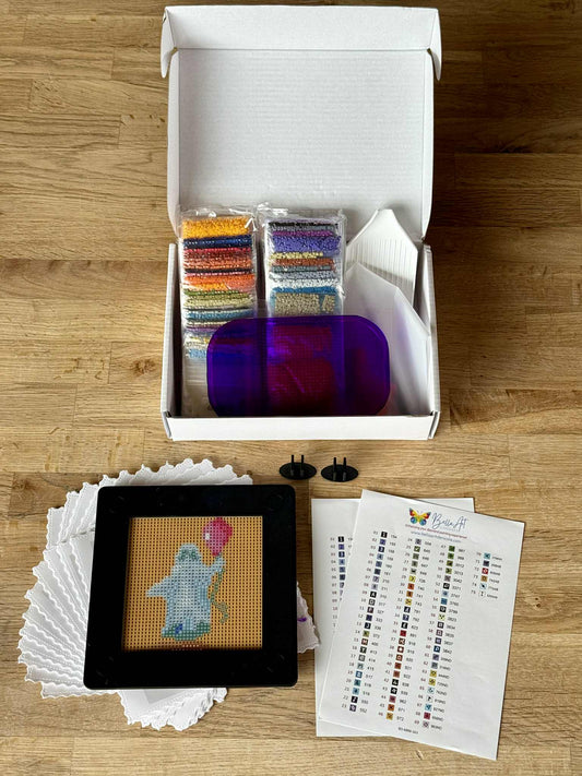 12 Full Square Drill Mini Diamond Paintings: Lauren Laguire's Ghost Series