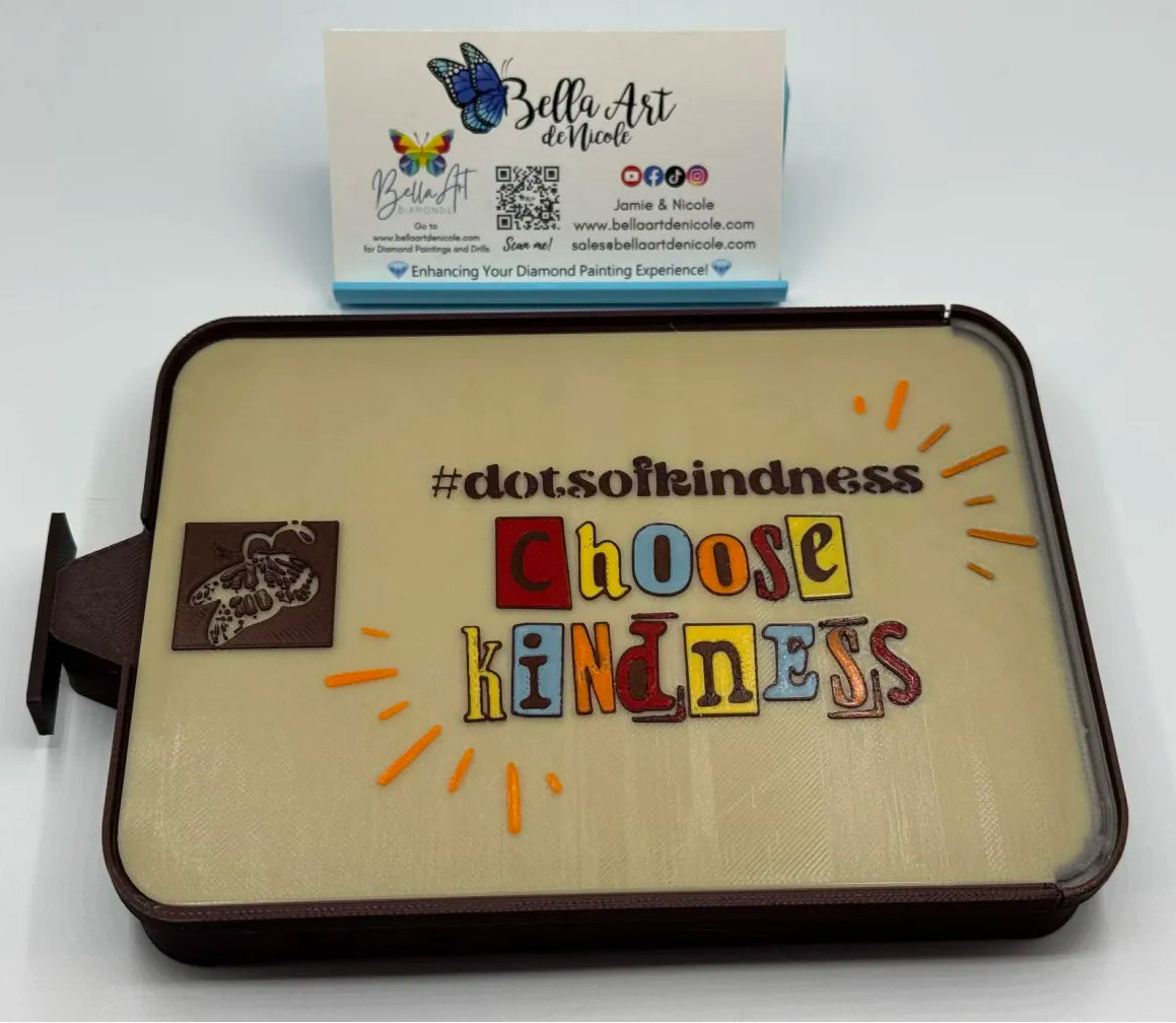 Dots of Kindness 3D Printed Diamond Painting Drill Trays