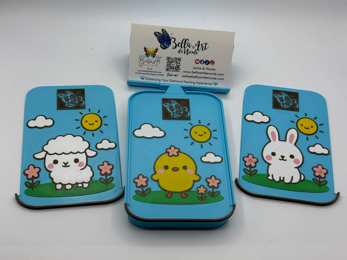 Cute Animal Diamond Painting Drill Trays & Coverminders
