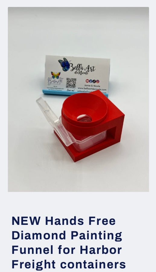 Christmas in July Sale on Hands Free Diamond Painting Funnels