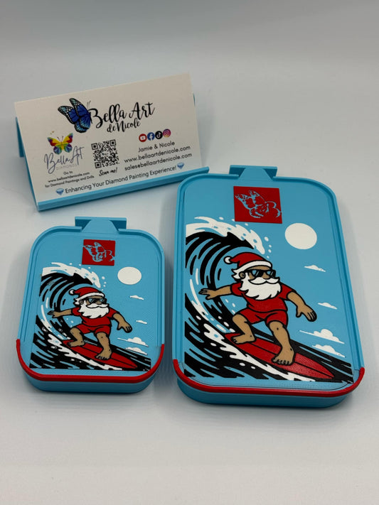 2.2 & 3.2 Surfing Santa Diamond Painting Drill Trays