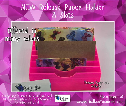 Diamond Painting Release Paper Holder With 8 Slots